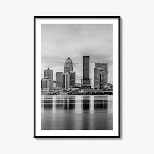 Louisville Foto Poster Druck Nr. 1, Louisville Schwarz weiß Kunst, Louisville Fotografie, Louisville Reise, Louisville Karte Poster