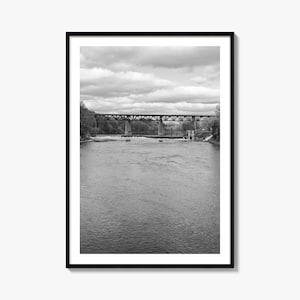 Ontario Photo Poster Print, Ontario Black and White Wall Art, Ontario Wall Photography, Ontario Travel, Ontario Map Poster