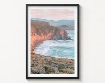 San Mateo Fine Art Photo Print, Devils Slide, California Wall Decor