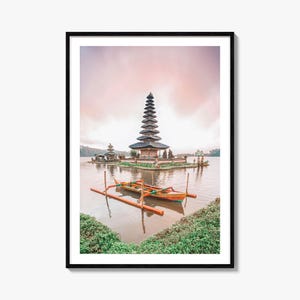 Bali Colorful Poster Print No 1, Bali Photo Wall Art, Bali Wall Decor, Bali Travel Print, Bali Street Map Poster, City Map