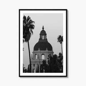 Pasadena Photo Poster Print, Pasadena Black and White Wall Art, Pasadena Wall Photography, Pasadena Travel, Pasadena Map Poster