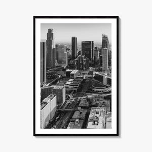 Los Angeles Photo Poster No 3, Los Angeles Schwarzweiß Kunst, Los Angeles Fotografie, Los Angeles Reise, Karte Poster