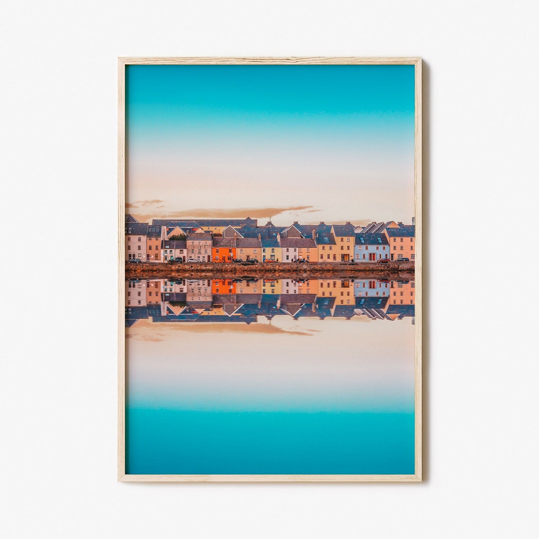 Galway Colorful Poster Print, Galway Photo Wall Art, Galway Wall Decor