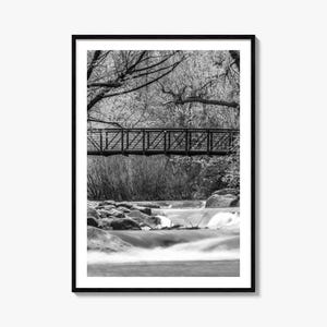 Boulder Foto Poster Druck Nr. 2, Boulder Schwarzweiß Wandkunst, Boulder Wand Fotografie, Boulder Reise, Boulder Karte Poster