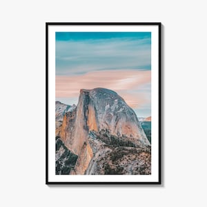 Yosemite Half Dome Fine Art Photo Print, Glacier Point, California USA, Wall Poster