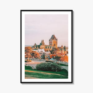 Quebec City Colorful Poster Print, Quebec City Photo Wall Art, Quebec City Wall Decor, Travel Print, Quebec City Street Map Poster, City Map