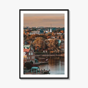 Alexandria Virginia Colorful Poster Print, Alexandria Virginia Photo Wall Art, Alexandria Decor, Travel Print, Street Map Poster, City Map