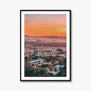 バークレー・ファインアート写真プリント、カリフォルニア州ベイエリア、壁装飾ポスター