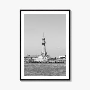 Alexandria Egypt Photo Poster Print, Alexandria Egypt Black and White Wall Art, Alexandria Egypt Photography, Travel, Map Poster