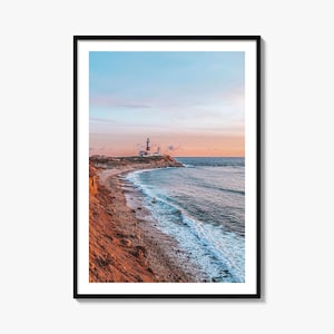 Montauk Colorful Poster Print No 2, Montauk Photo Wall Art, Montauk Wall Decor, Montauk Travel Print, Montauk Street Map Poster, City Map