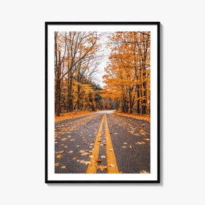 Catskill Mountains kleurrijke poster print nr. 3, Catskill Mountains fotokunst, Catskill Mountains decor, reizen print, stratenkaart poster