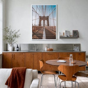 Brooklyn Bridge Fine Art Photo Print, New York City Poster Wall Decor image 7