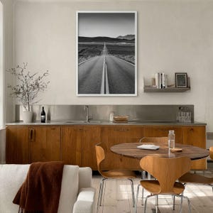 California Black and White Fine Art Photo Print, Route 66, USA Wall Decor Poster image 13