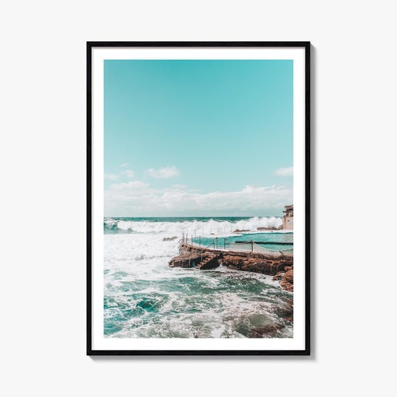 Bronte Beach Ocean Pool Fine Art Photo Print, Sydney Poster