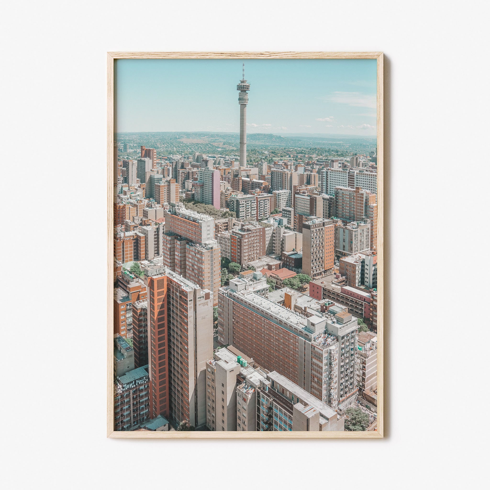 Johannesburg Colorful Poster Print Johannesburg Photo Wall Etsy