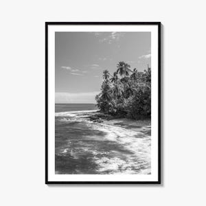 Costa Rica Foto Poster Druck, Costa Rica Schwarz weiß Kunst, Costa Rica Fotografie, Costa Rica Reise, Costa Rica Karte Poster