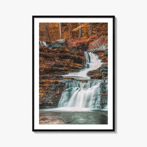 Pocono Mountains kleurrijke posterprint, Pocono Mountains fotokunst aan de muur, decor, reizen print, Pocono Mountains stratenplan poster, stadsplattegrond