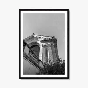 Berkeley fotoposter print nr. 2, Berkeley zwart-witte kunst, Berkeley muur fotografie, Berkeley reizen, Berkeley kaart poster