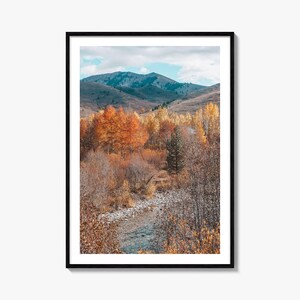 Kleurrijke Sun Valley-posterafdruk nr. 1, Sun Valley-fotokunst, Sun Valley-decor, Sun Valley-reisafdruk, poster Sun Valley-stratenkaart