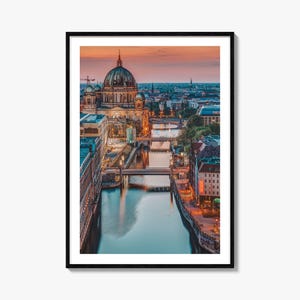 Berlin Colorful Poster Print No 3, Berlin Photo Wall Art, Berlin Wall Decor, Berlin Travel Print, Berlin Street Map Poster, City Map