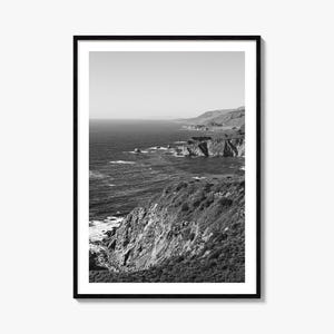 Monterey Foto Poster Druck, Monterey Schwarz und Weiß Wandkunst, Monterey Wand Fotografie, Monterey Reise, Monterey Karte Poster