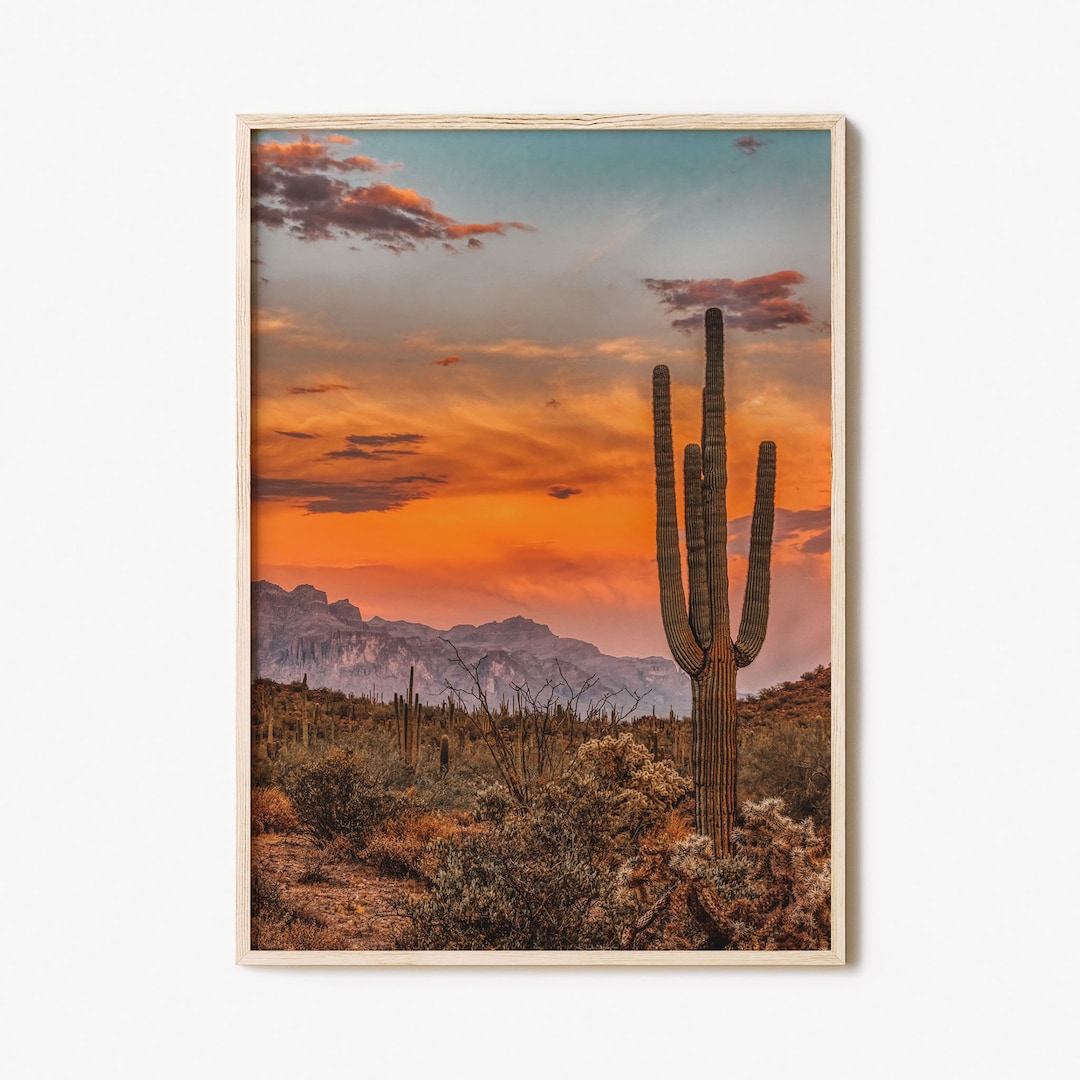 Arizona Colorful Poster Print No 1, Arizona Photo Wall Art, Arizona