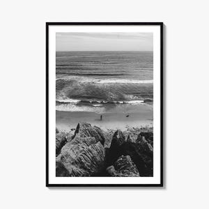 Montauk Foto Poster Druck Nr. 1, Montauk Schwarzweiß-Wandkunst, Montauk Wand Fotografie, Montauk Reise, Montauk Karte Poster