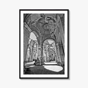 Póster fotográfico de Antigua Guatemala n.º 2, arte mural en blanco y negro de Antigua Guatemala, fotografía de Antigua Guatemala, viajes, póster de mapa