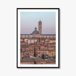 Siena Colorful Poster Print, Siena Photo Wall Art, Siena Wall Decor, Siena Travel Print, Siena Street Map Poster, City Map