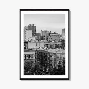Harlem Foto Poster Druck, Harlem Schwarz und Weiß Wandkunst, Harlem Wand Fotografie, Harlem Reise, Harlem Karte Poster