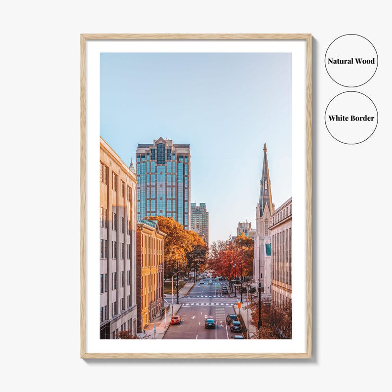 Raleigh Skyline Fine Art Photo Print, Downtown, NC, North Carolina, USA, Poster image 7