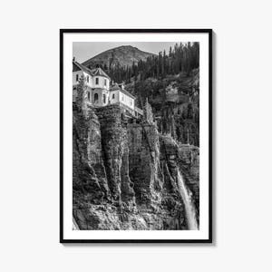 Tellurid Photo Poster Print No 2, Tellurid Schwarz weiß Kunst,Tellurid Fotografie,Tellurid Reise, Tellurid Landkarte Poster