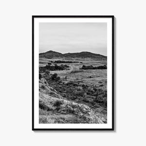 Oklahoma Foto Poster Druck Nr. 1, Oklahoma Schwarzweiß Kunst, Oklahoma Wall Fotografie, Oklahoma Reise, Oklahoma Karte Poster