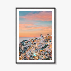 Greece Colorful Poster Print No 1, Greece Photo Wall Art, Greece Wall Decor, Greece Travel Print, Greece Street Map Poster, City Map