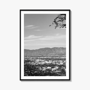 San Fernando Valley Photo Poster Print, San Fernando Valley Black and White Wall Art, Wall Photography, Travel, Map Poster