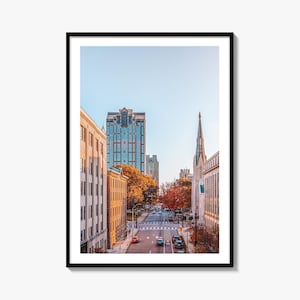 Raleigh Skyline Fine Art Photo Print, Downtown, NC, North Carolina, USA, Poster image 1