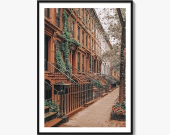 Upper East Side Fine Art fototryck, New York City-affisch