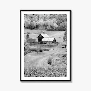 Impresión de póster fotográfico de Nueva Inglaterra, arte mural en blanco y negro de Nueva Inglaterra, fotografía de Nueva Inglaterra, viajes por Nueva Inglaterra, póster de mapa