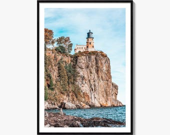 Split Rock Lighthouse Fine Art Photo Print, Lake Superior Poster, Minnesota Wall Decor