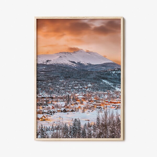Breckenridge Poster Etsy