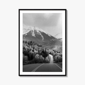 Aspen Foto Poster Druck Nr. 2, Aspen Schwarzweiß Wandkunst, Aspen Wand Fotografie, Aspen Reise, Aspen Karte Poster
