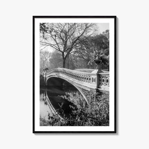 Central Park Photo Poster Print No 2, Central Park Black and White Art, Central Park Photography, Travel, Central Park Map Poster