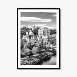 Augusta Photo Poster Print, Augusta Black and White Wall Art, Augusta Wall Photography, Augusta Travel, Augusta Map Poster