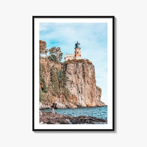 Split Rock Lighthouse Fine Art Photo Print, Lake Superior, North Shore Minnesota Poster