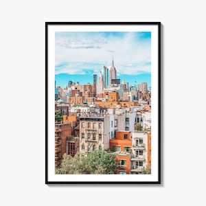 Lower East Side Colorful Poster Print, Lower East Side Photo Wall Art, Wall Decor, Travel Print, Lower East Side Street Map Poster, City Map
