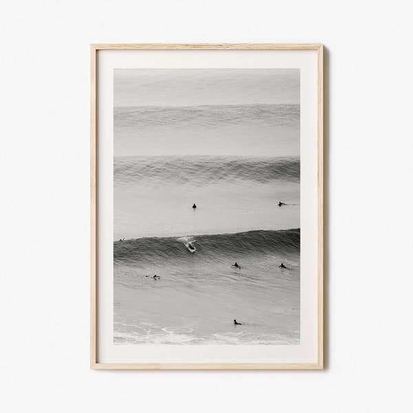 Surfer Photo Poster Print No 2, Surfers Black and White Wall Art, Surfers Wall Photography, Surfers Travel, Surfers Map Poster