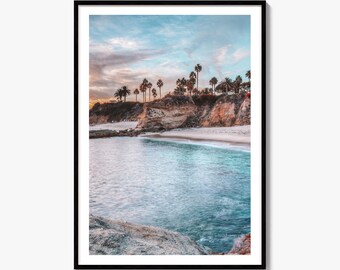 Laguna Beach Fine Art Photo Print, Orange County Poster, California Sunset Wall Decor