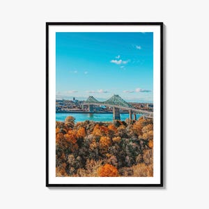 Montreal Colorful Poster Print No 1, Montreal Photo Art, Montreal Wall Decor, Montreal Travel Print, Montreal Street Map Poster, City Map