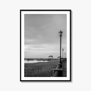 Charleston Photo Poster Print South Carolina No 1, Charleston Black and White Art, Charleston Decor, Charleston Travel, Charleston Poster