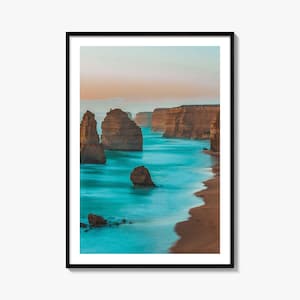Australia Colorful Poster Print, Australia Photo Wall Art, Australia Decor, Australia Travel Print, Australia Street Map Poster, City Map